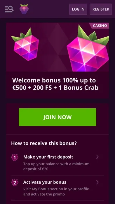Malina Casino Bonus
